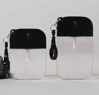 Flacon pulvérisateur en plastique ABS PETG de 38 ml et 50 ml, pulvérisateur à fine brume PP, flacon portable pour cosmétiques, parfum, alcool, désinfectant pour les mains