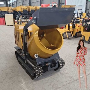 Máquina Pequeña para Rociar Mortero, Eléctrica/Diésel, con Mezclador, para Pulverizar Concreto - Product Image 2