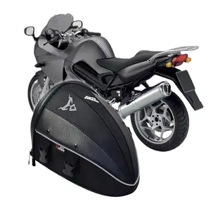 Motocentric – sac de queue de moto, sac de siège arrière dur étanche sac de casque de moto sac à dos d'équipement de conduite hors route