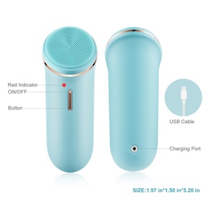 Nouvelle brosse nettoyante sonique pour le visage 2 en 1, imperméable, de haute qualité, instruments électriques de nettoyage du visage - Product Image 2