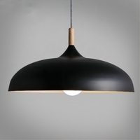 Moderne Simple Haute Qualité Décoration de La Maison salle à manger Cuisine Blanc Noir Dôme Pendentif Lumières