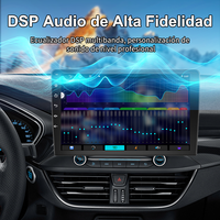 Lecteur DVD automobile universel, autoradio Android 9 pouces, 4G LTE, GPS, AHD, SWC, 2+64 Go, écran IPS pour voiture
