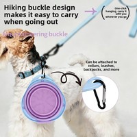 Gamelle pliable personnalisable en TPR pour animaux de compagnie, directement de l'usine – Bol de voyage portable pour chiens et chats, gamelle pliable pour nourriture et eau pour animaux de compagnie en extérieur