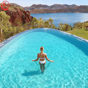 <span class=keywords><strong>Piscina</strong></span> a Flusso Continuo in Fibra di Vetro Personalizzata Simile alla Famosa <span class=keywords><strong>Piscina</strong></span> Infinity del Lago Argyle, Spa Nuoto Senza Fine - Product Image 1