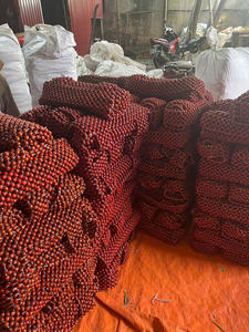 Coussin de siège de voiture en perles de bois jaune doré, anti-transpiration, ventilé, avec support massant, universel - Product Image 3