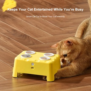 Giocattolo Interattivo di Lusso per Gatti Adulti, 2-in-1 Automatico Ricaricabile USB con Piuma Rotante Silenziosa <span class=keywords><strong>e</strong></span> Giochi per Gattini - Product Image 2