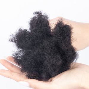 Prix de gros 20 pouces 1.5CM mèches 100% cheveux humains Dreads Extensions Kinky Curly Hair Crochet <span class=keywords><strong>Dreadlocks</strong></span> - Product Image 6