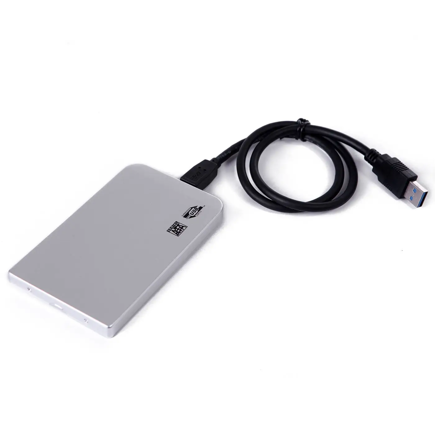 Super sottile in alluminio bianco custodia esterna Hdd 2.5 HDD USB 3.0 per 2tb Stock nero argento blu rosso chiusure per finestre in alluminio