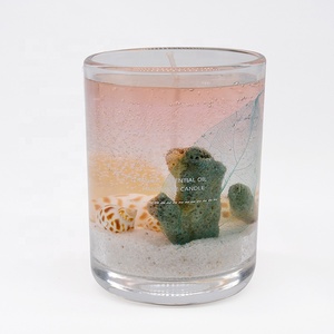 Della fabbrica del Commercio All'ingrosso Vaso di Vetro Di Cristallo Del <span class=keywords><strong>Gel</strong></span> Cera Gelatina <span class=keywords><strong>Candele</strong></span> - Product Image 3