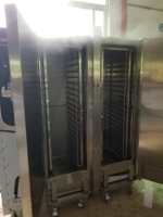 Cuiseur à riz en acier inoxydable à porte simple/double vitrée avec chariot, électrique 380V triphasé, équipement de cuisine professionnel