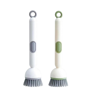 Hot Sale Durable Adjusted Long Handle Kitchen Cleaning <b>Tool</b> Dish Brush Kitchen Cleaning Brush With Liquid Dispenser for Cleaning - Product Image 1