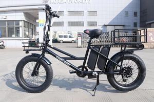 Moteur de vélo adulte 20 pouces E Fat Tire 500w Double batterie électrique Cargo Delivery Food Bike vélo familial <span class=keywords><strong>avec</strong></span> siège bébé - Product Image 6