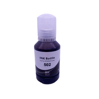 Kits de recharge d'encre à base de colorant 502 bouteilles compatibles pour Epson ET2850 ET3760 ET3850 ET2760 ET15000 CMYK 502 encre à colorant pour imprimante à jet d'encre