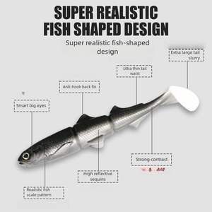 SNEDA réaliste poisson mourant <span class=keywords><strong>leurre</strong></span> <span class=keywords><strong>souple</strong></span> appât à naufrage lent pour la pêche au bar <span class=keywords><strong>Drop</strong></span> <span class=keywords><strong>Shot</strong></span> pour cible Marlin (vente en gros en vrac disponible) - Product Image 2
