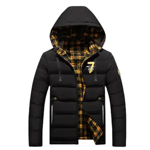 winter wholesale custom men's thickened jacket bubble plus size down jacket warm winter men's jacket men
