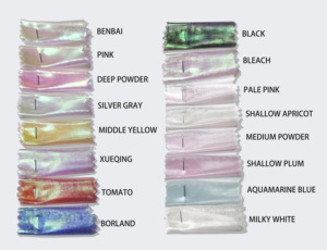 75% <span class=keywords><strong>Polyester</strong></span> 25% nylon Organza vải màu thay đổi vải váy cưới vải - Product Image 6