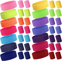 Kit de bandeaux de poignet absorbant la sueur Bandeau de poignet dégradé Support de poignet pour bandeau de gymnastique personnalisé