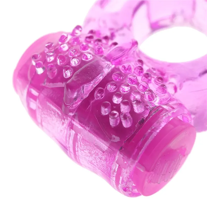 Male sex Vibrating Silicone Electric Locking Ring