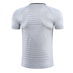 เสื้อยืดออกกำลังกายแขนสั้นเข้ารูปปกติระบายอากาศได้เสื้อยืดออกกำลังกายกล้ามเนื้อสีทึบใหม่ฤดูร้อนเรียบง่าย - Product Image 5