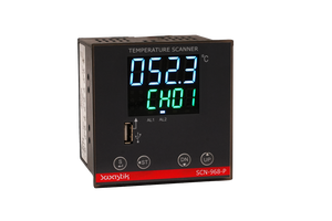 Scanner de température industriel avec sortie d'alarme par relais, haute précision, module de contrôle de scanner de température à 8 canaux - Product Image 2