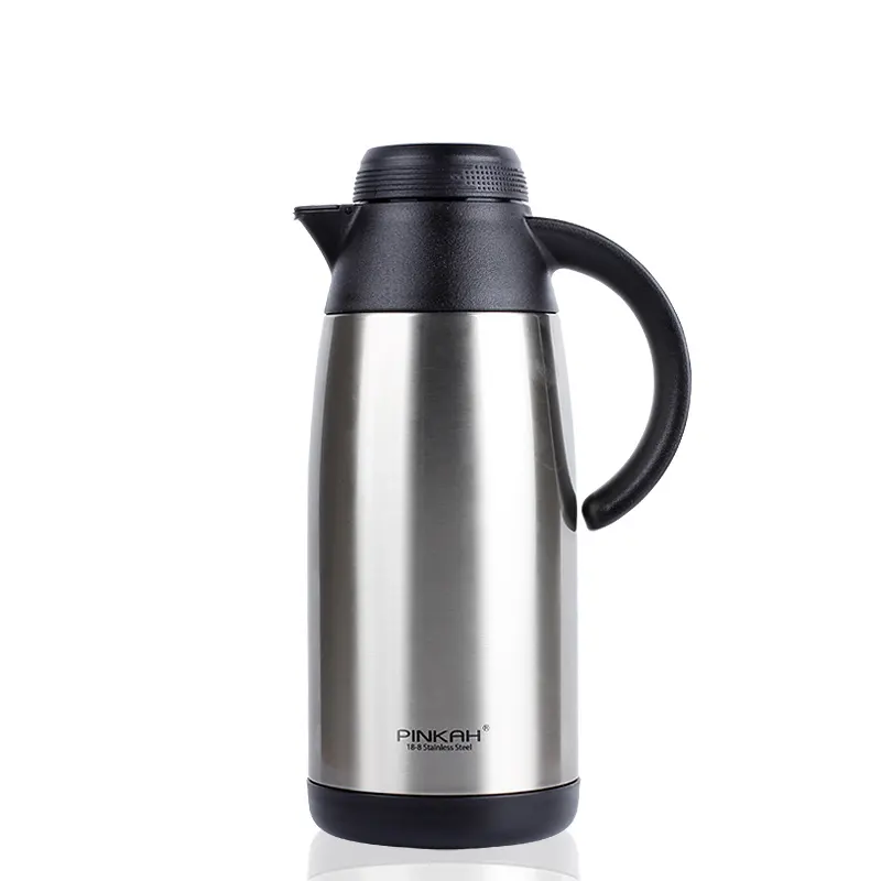 PINKAH Biểu Tượng Tùy Chỉnh 1100Ml 37Oz Eco Tái Sử Dụng Đôi Tường Thép Không Gỉ Cách Nhiệt Chân Không Carafe Tea Coffee Pot Với Xử Lý