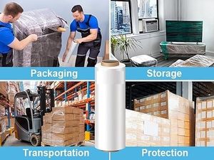 Transparent Antifog POF Shrink <b>Film</b> 70 Inch Moisture-Proof Soft Heat Shrink Packaging Casting Processing Type - Product Image 2