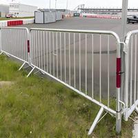 Vente directe usine – Barrière mobile galvanisée de 1,2 m et 1,5 m pour la sécurité des événements