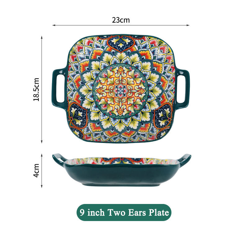 9 inch Two Ears Plate