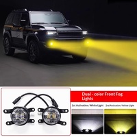 Accessoires de modification des feux antibrouillard avant YLD pour Prado LC250 24-25, nouveau pare-chocs avant LED doré, compatible
