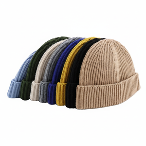 Ventes en gros de bonnets en tricot d'hiver de haute qualité avec logo personnalisé, nouveau style, best-seller à bas prix, bonnets Beane - Product Image 1