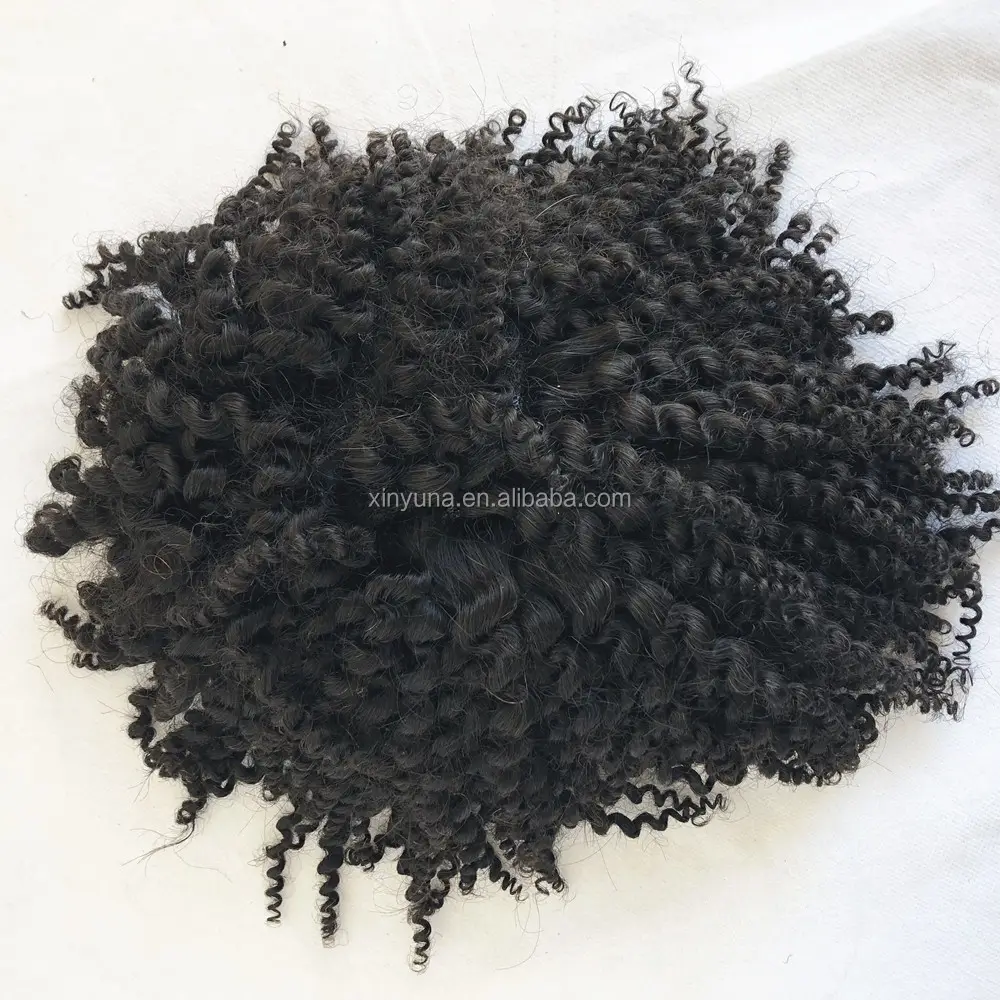 2022 New Full Stock Hand made black color afro braid lace unit Indian human hair male toupees for black mens