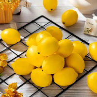 Lemon Buatan Buah Buatan Lemon Simulasi Mirip Asli Lemon Dekorasi Meja Dapur Pesta Musim Panas