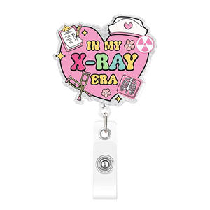 Portacredenciales Acrílico Brillante con Destellos, Retráctil, para Personal Médico y de Enfermería |   Duradero y a la Moda - Product Image 4