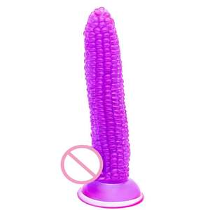 Nouveau Dildo en Forme de Maïs <span class=keywords><strong>Transparent</strong></span> avec <span class=keywords><strong>Ventouse</strong></span>, Dildo Réaliste de Grande Taille, Plug Anal pour Femme, Jouets Sexuels - Product Image 6
