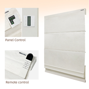 Persianas Romanas Inteligentes Motorizadas con Control Remoto y Control de Luz para Hogar Moderno - Product Image 3