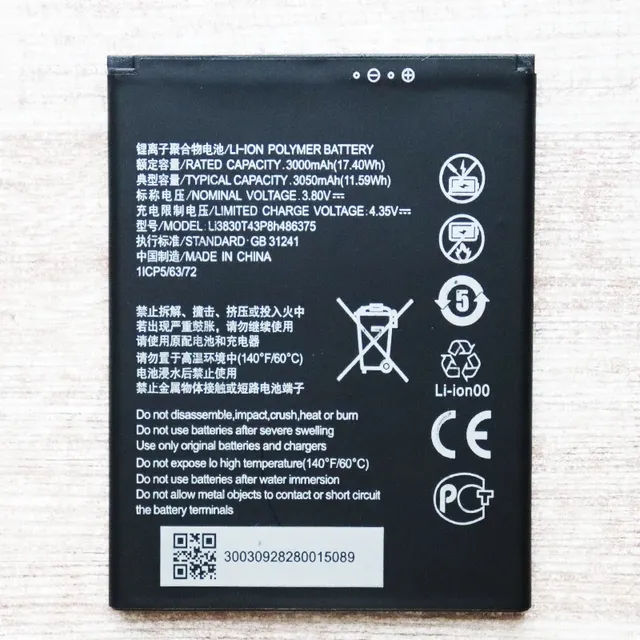 3050 MAh Li3830T43P8h486375 Battery for ZTE Blade A31 Mobile Phone Battery Replacement
