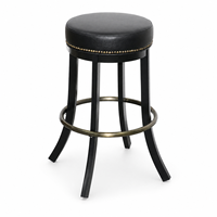 Tabouret de bar vintage en gros avec siège rembourré, structure métallique, mobilier industriel, assise durable et confortable pour salon et chambre