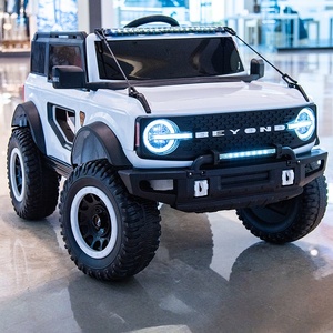高品质电动玩具车，四轮驱动越野车，配备遥控器，由12V电池供电 - Product Image 5