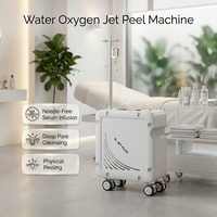 Appareil de peeling facial à jet d'eau oxygénée, infusion de sérum sans aiguille, nettoyage en profondeur des pores, peeling physique