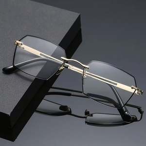 Gafas de Lectura Fotocromáticas con Lentes que Cambian de Color, Anti Luz Azul, sin Montura, para Hombre y Mujer, con Logotipo Personalizado - Product Image 2