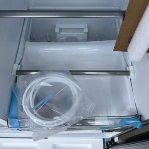 Side by side tủ lạnh với <span class=keywords><strong>Ice</strong></span> <span class=keywords><strong>Maker</strong></span> 600L tối màu xám làm mát bằng không khí Frost miễn phí tủ lạnh biến tần máy nén 220V giá rẻ - Product Image 6