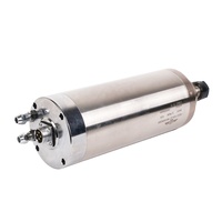 3KW ER20 Moteur de broche refroidi par eau Broche de travail du bois CNC avec kit d'onduleur VFD