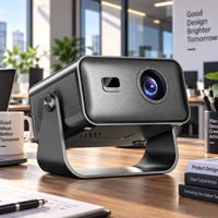 Projecteur LED 1080P Mini Projecteur DLP 3D avec Lunettes, Projecteur de Plafond Android TV, Mini Beamer d'Occasion, Projecteur Extérieur 1080P