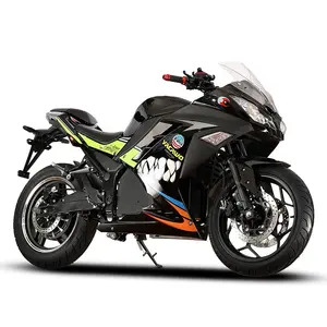 Motocicleta elétrica para adultos r3 10000w, motocicleta elétrica esportiva para adultos e 72v alcance a 200 km