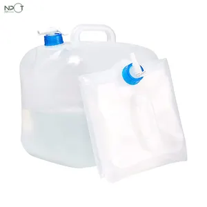 10L 15L 20L contenitore per acqua pieghevole portatile Premium con rubinetto, serbatoio per l'acqua pieghevole senza BPA per il campeggio