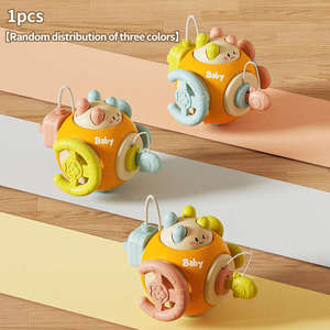 Jouet Montessori 6-en-1, balle d'activités pour bébé, pour le développement de la motricité fine, jouet en plastique sûr pour enfants - Product Image 2