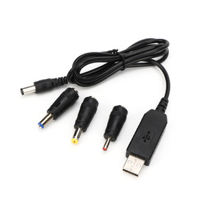 Cable de alimentación USB a CC de 5,5x2,1 mm, 9 V, 12 V, para módem óptico de enrutador, longitud de 100 cm - Product Image 2