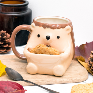 Cute Animal <strong>Hedgehog</strong> Design Custom Ceramic Cup Coffee Cookie <strong>Mug</strong> - Product Image 4