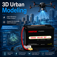 Baterai Drone VIWIPOW High Density 5C 12S 25Ah 22.2V Semi-Solid State untuk Drone Tugas Berat / Pemetaan & Survei Berkinerja Tinggi