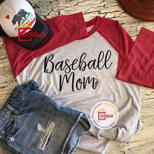 Magliette da Baseball Raglan a Maniche Lunghe Personalizzate per Uomo, <span class=keywords><strong>Donna</strong></span> e Giovani, in Poliestere con Effetto <span class=keywords><strong>Cotone</strong></span>, Sublimazione, Maniche 3/4 - Product Image 5